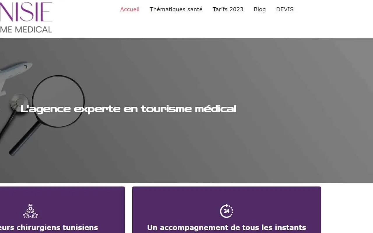 Agence de tourisme médicale en Tunisie pour une chirurgie