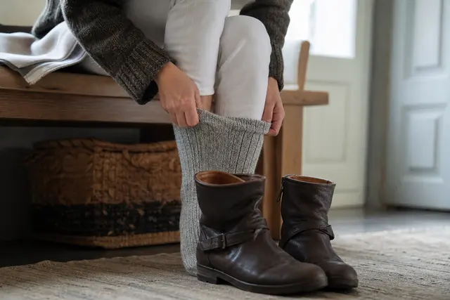 Chaussettes hautes pour bottes : confort thermique et maintien optimal