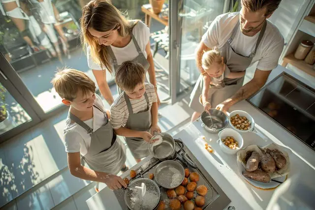 Comment aborder la cuisine moderne en famille?
