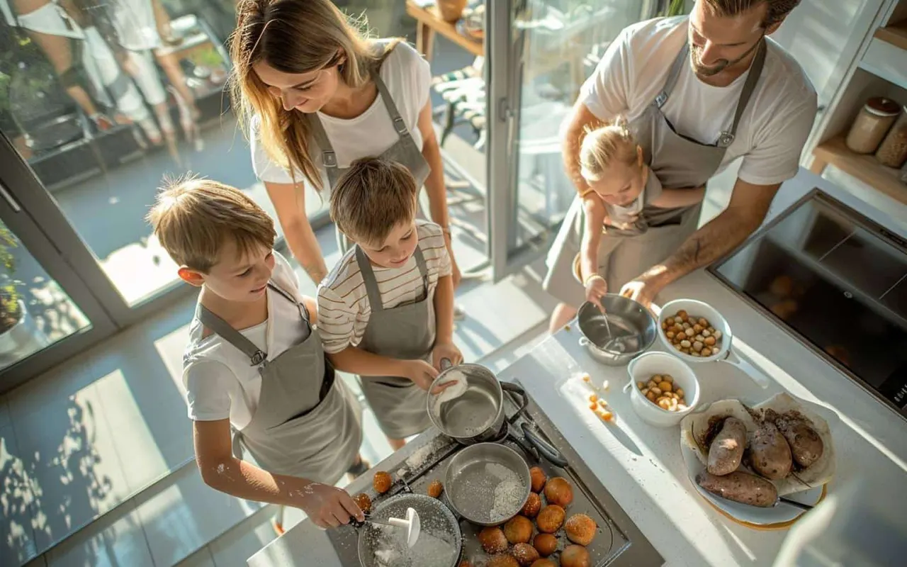 Comment aborder la cuisine moderne en famille?