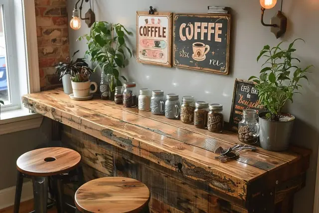 Comment aménager un coin café bar cosy et convivial chez soi