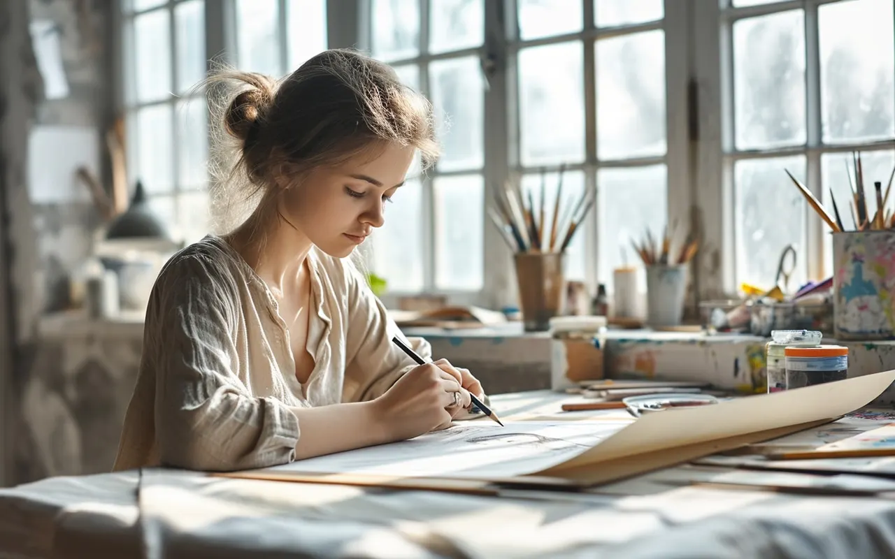 comment dessiner une fille