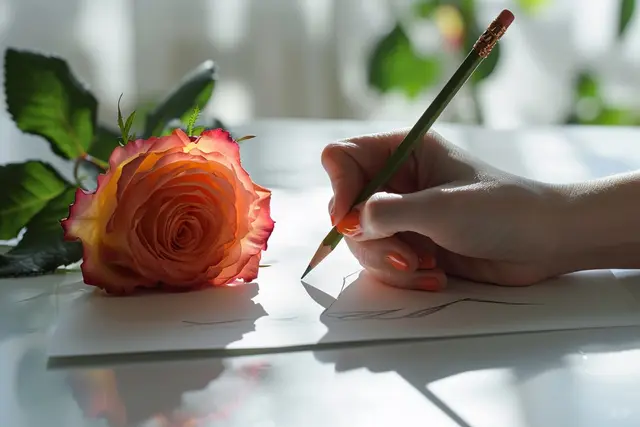 comment dessiner une fleur