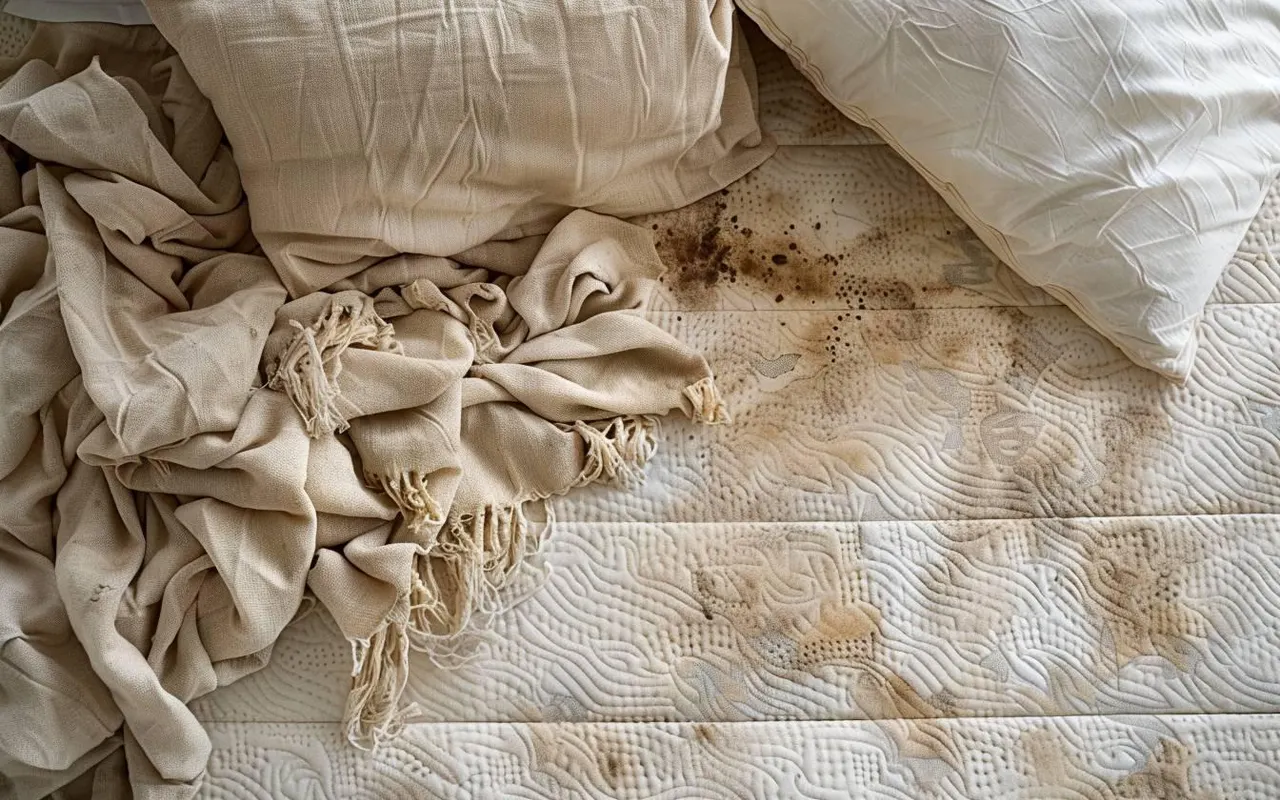 Comment enlever une tache de sang ancienne sur un matelas : étapes et conseils pratiques