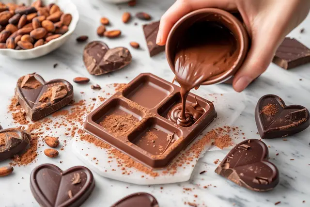 Comment faire du chocolat dans des moules