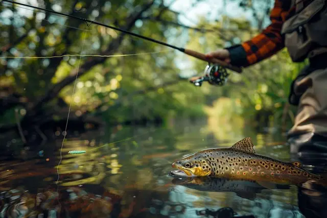 Comment pêcher la truite en étang à la teigne : guide pratique pour débutants