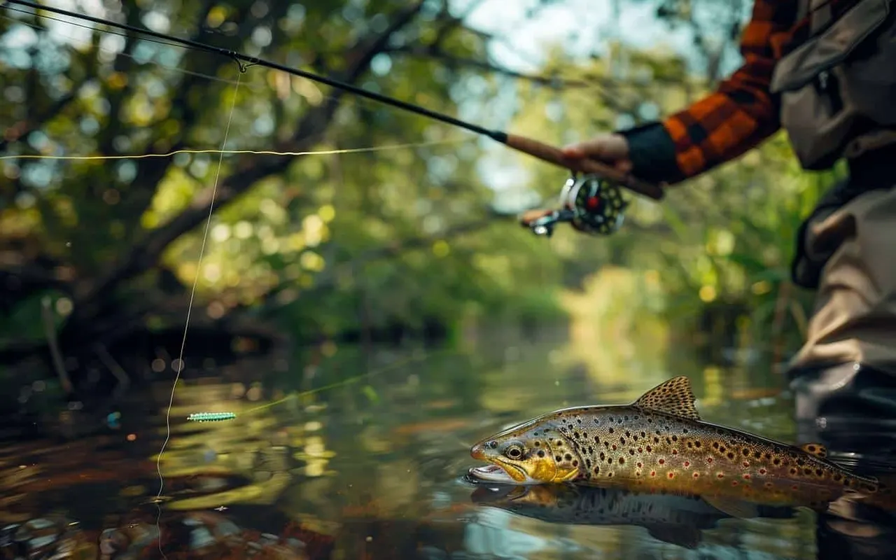 Comment pêcher la truite en étang à la teigne : guide pratique pour débutants
