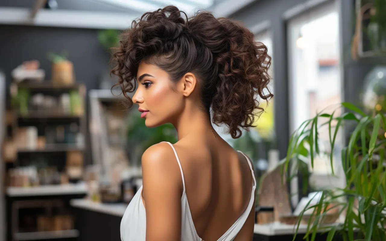 Comment réaliser des coiffures simples et chic pour cheveux bouclés ?