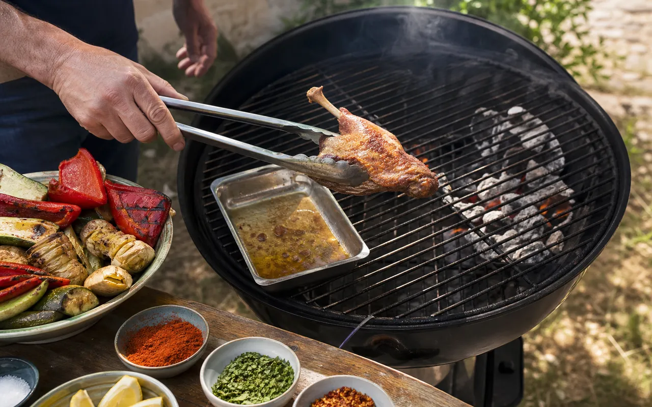 Confits de canard épicés pour barbecue : Apportez du piquant à votre barbecue avec ces confits