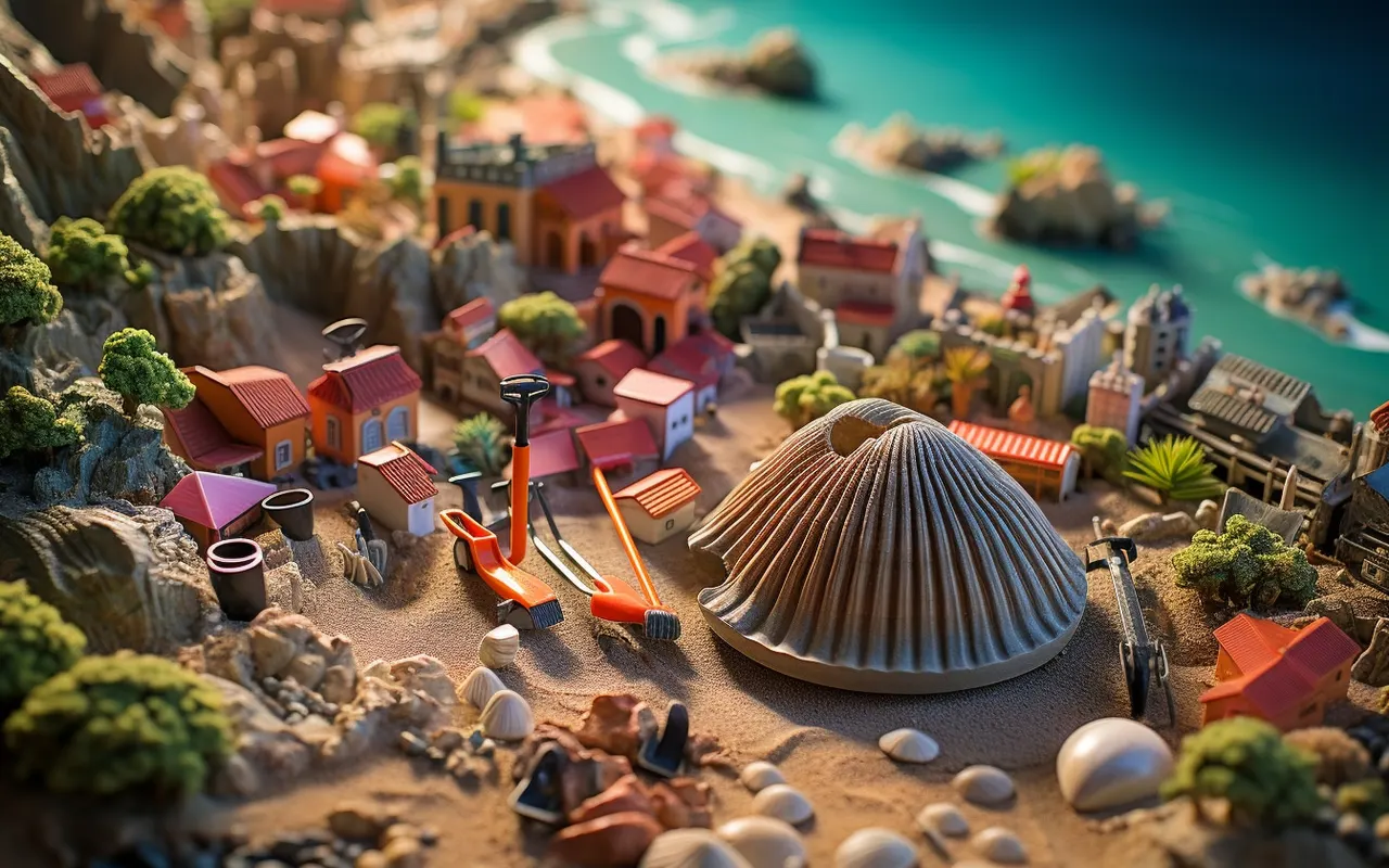 Les techniques de création de paysages miniatures dans des coquillages
