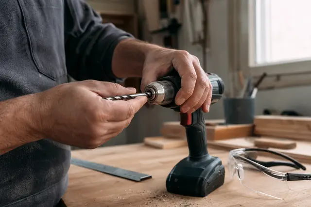 Mandrin perceuse à mâchoires métalliques : mandrin solide avec mâchoires métalliques pour une meilleure prise