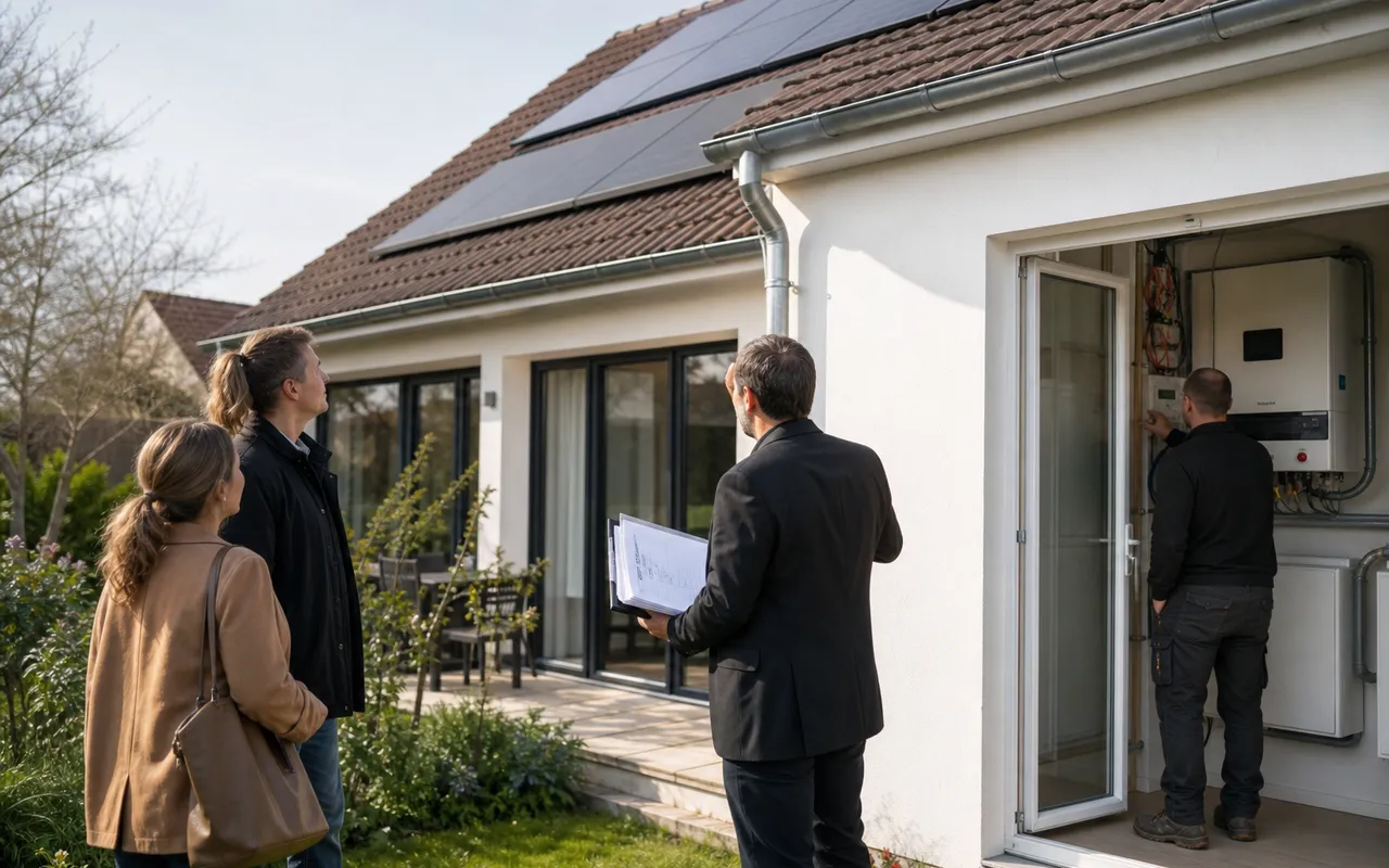 panneaux solaires et contrat de vente immobilier : les points à vérifier
