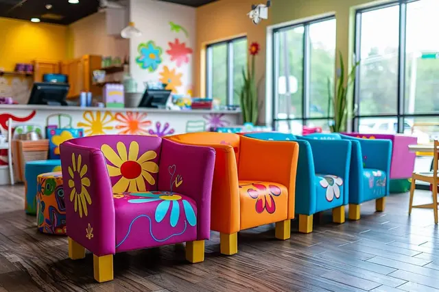 Quelle est l’importance des zones d’attente avec mobilier pour enfants dans les restaurants ?