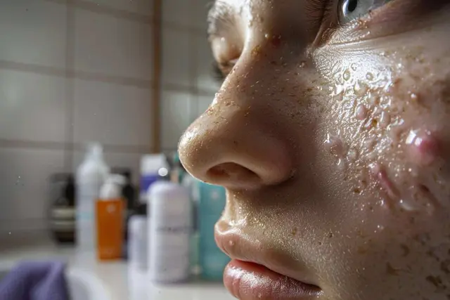 quels sont les effets d’une crème de jour mal adaptée sur une peau grasse ?