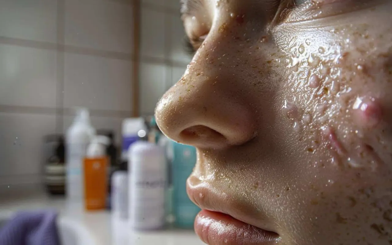 quels sont les effets d’une crème de jour mal adaptée sur une peau grasse ?