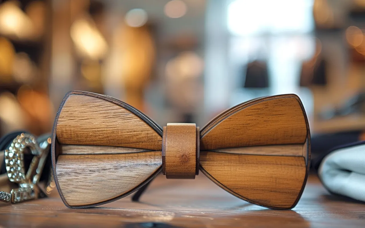 Tendance élégance à verviers : le succès du noeud papillon en bois chez les dandys modernes